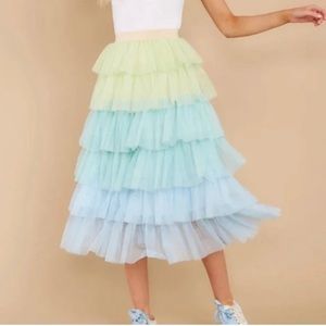 Red Dress Boutique Tiered Skirt